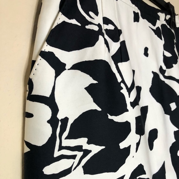 Elie Tahari for Nordstrom Black & White Pencil Skirt - Picture 4 of 16